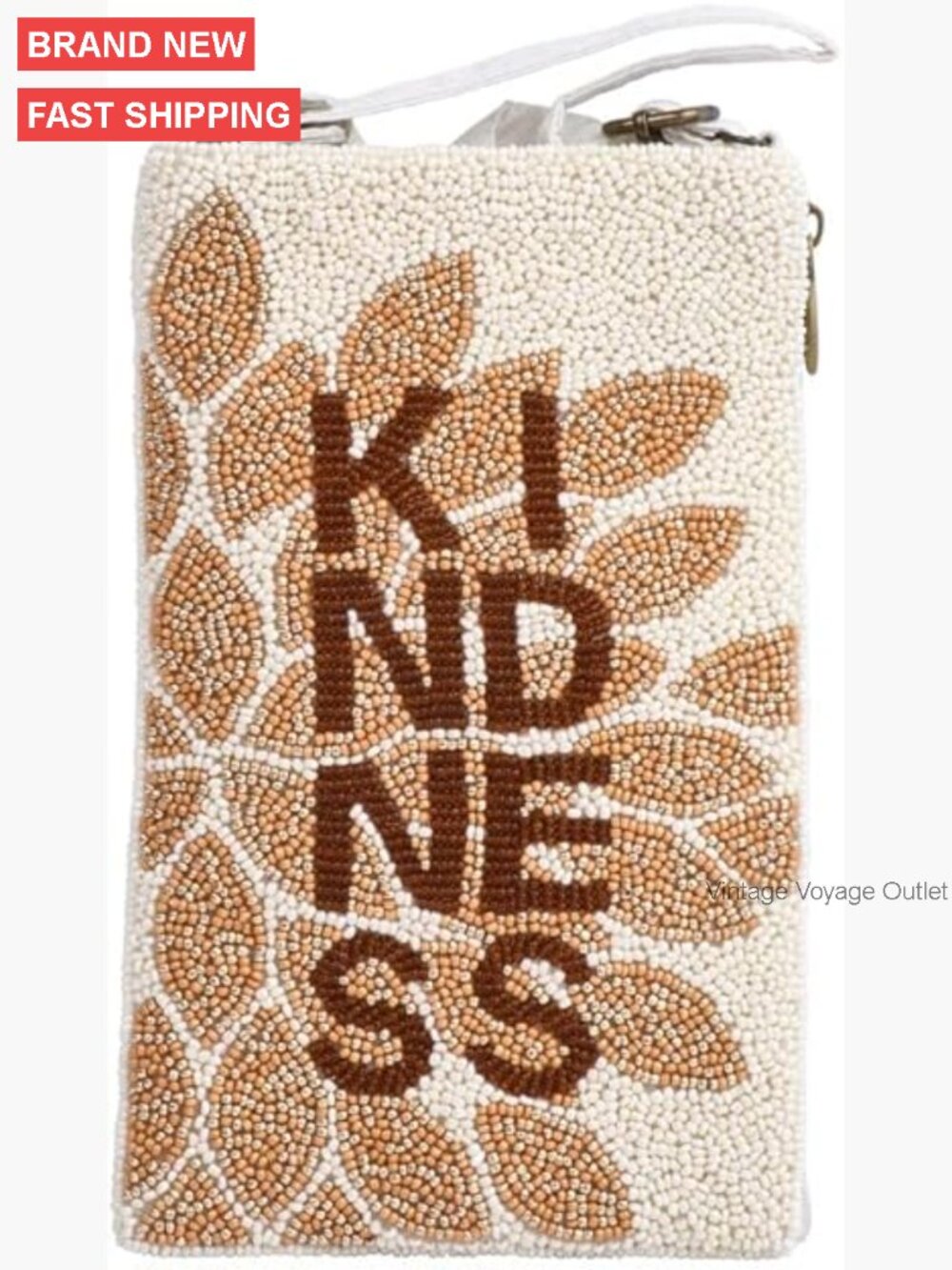Bamboo Crossbody Bag with Zipper Pocket for Travel Business